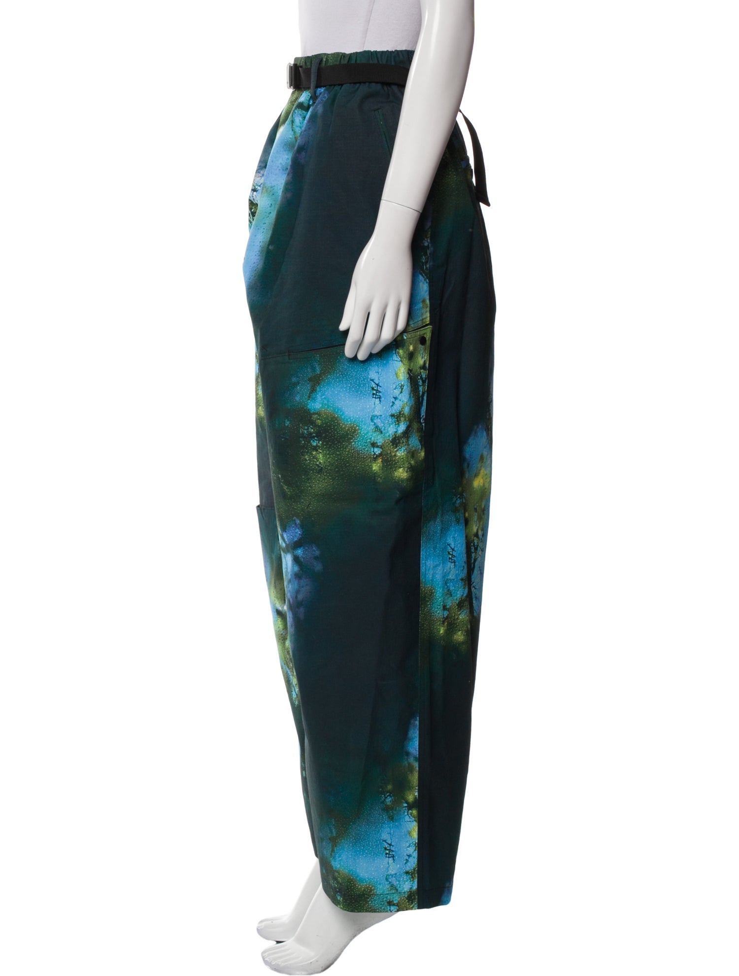 Y-3 Printed Wide Leg Pants