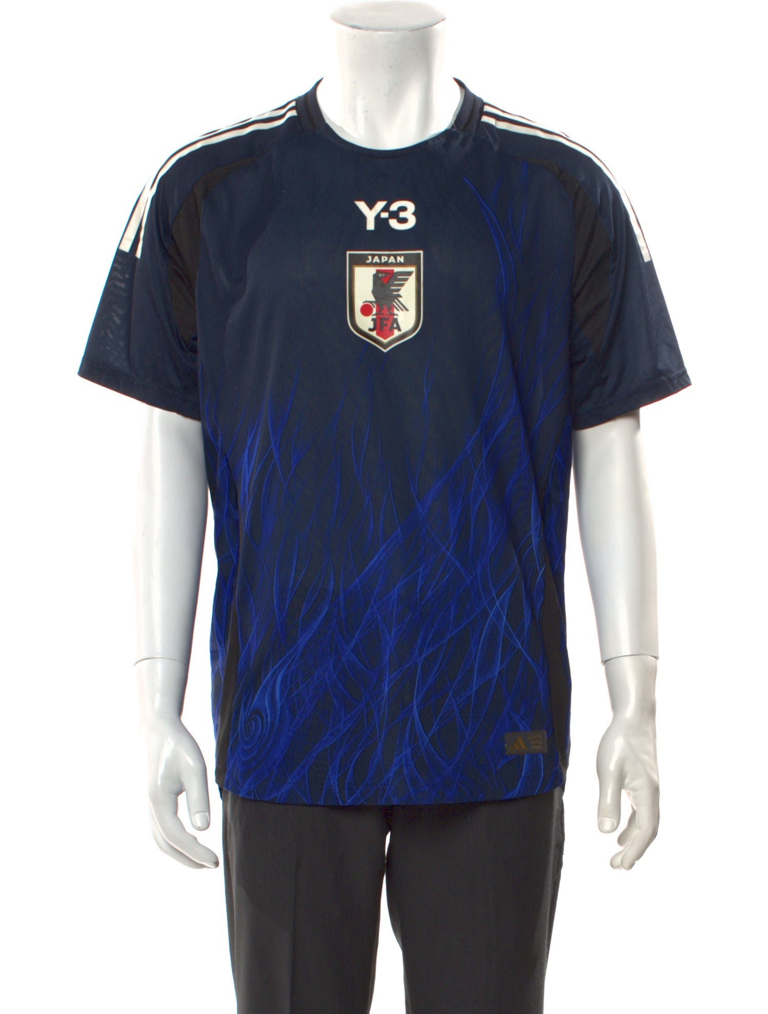 Y-3 Graphic Print Crew Neck T-Shirt