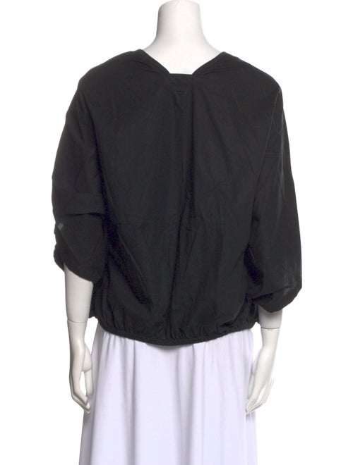 Y-3 Bateau Neckline Three-Quarter Sleeve Top