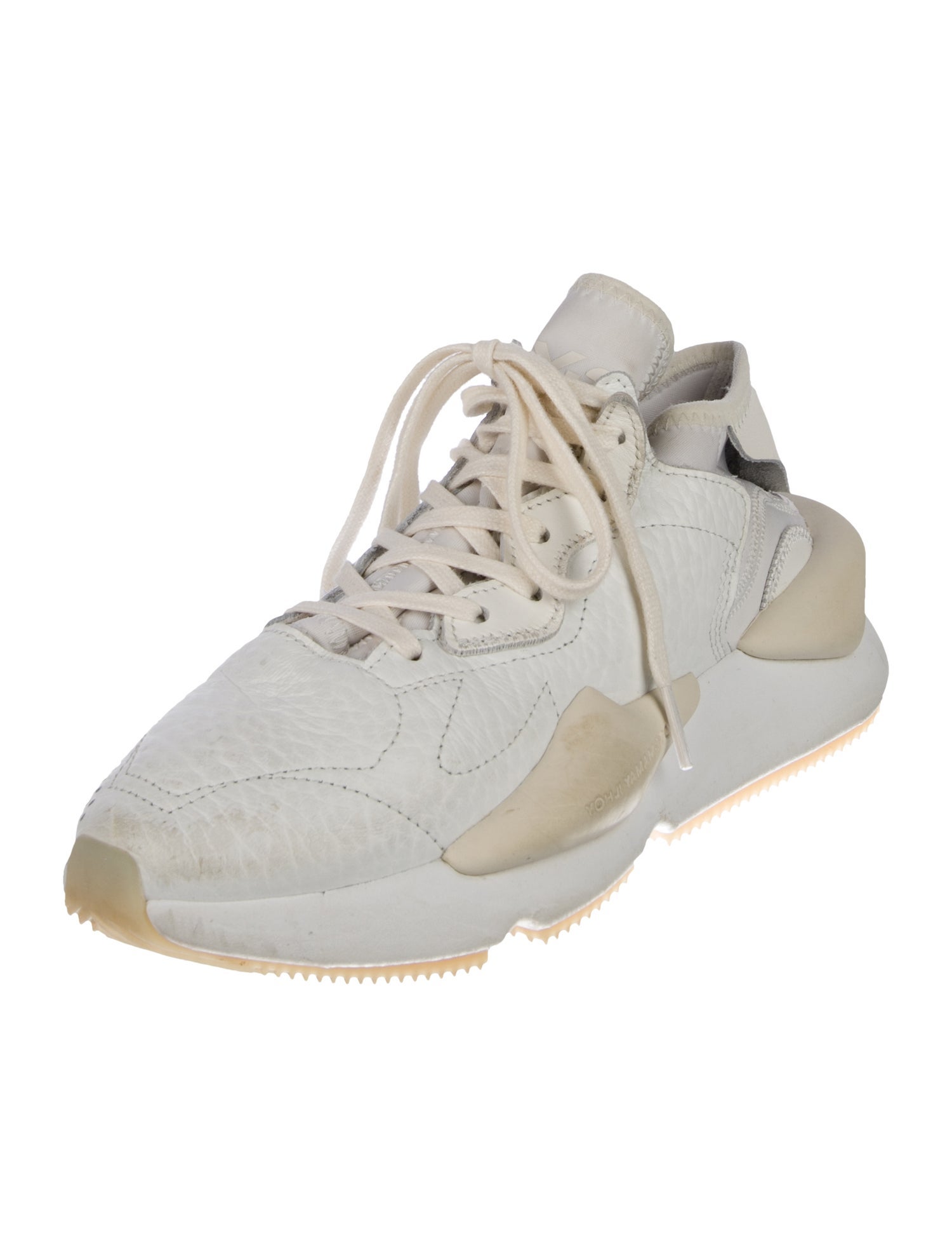 Y-3 Leather Athletic Sneakers