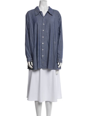 Y-3 Long Sleeve Button-Up Top