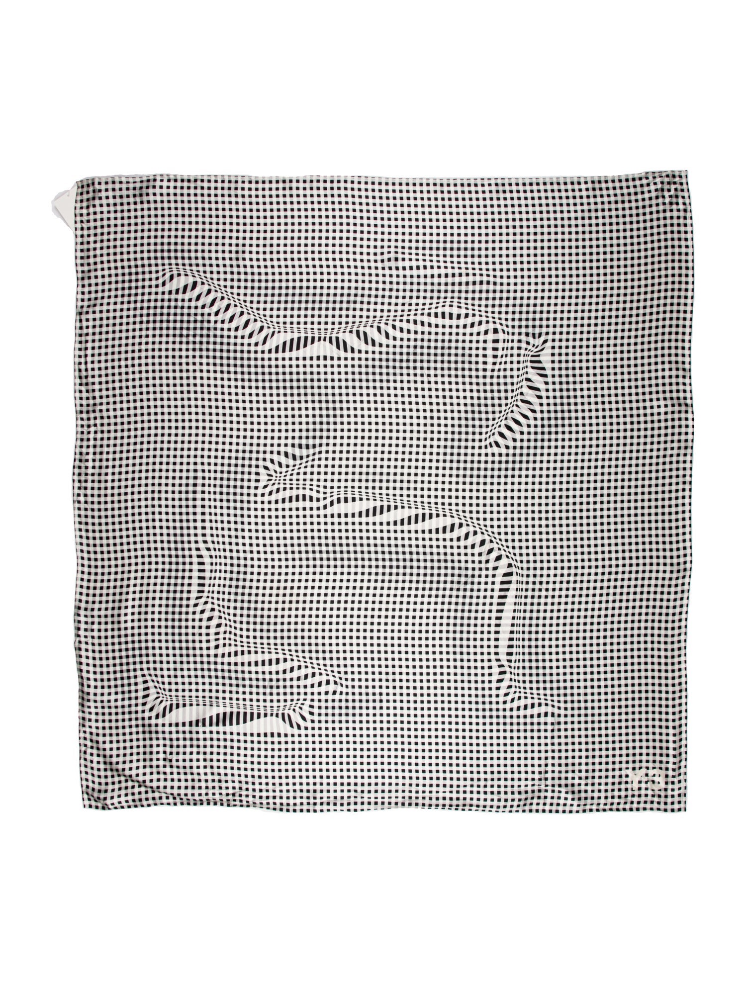 Y-3 Silk Printed Scarf