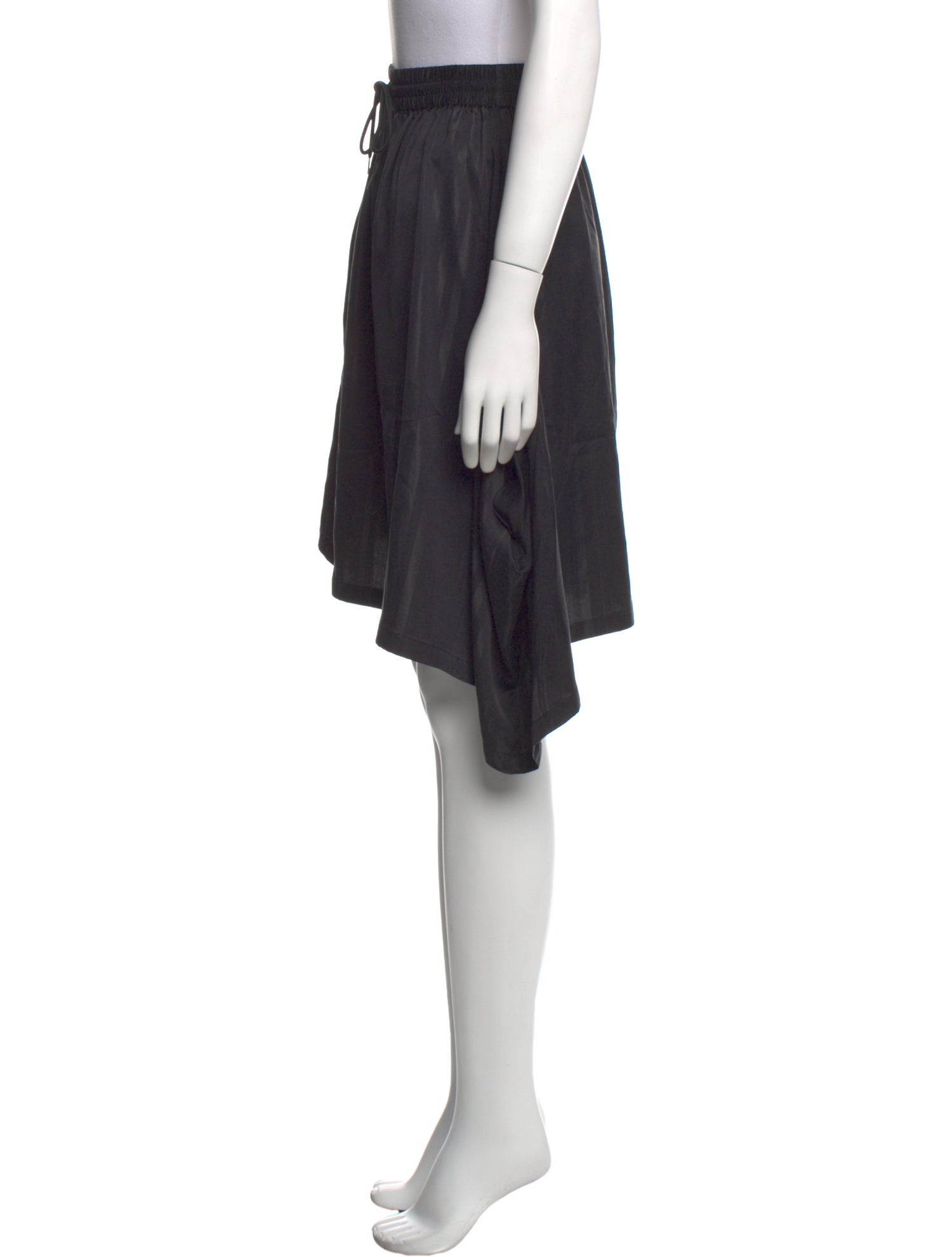 Y-3 Ruffle Embellishment Knee-Length Skirt