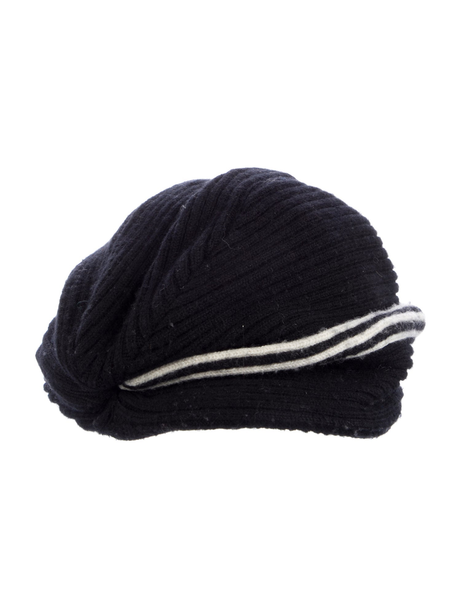 Y-3 black knitted hat