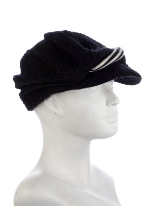 Y-3 black knitted hat