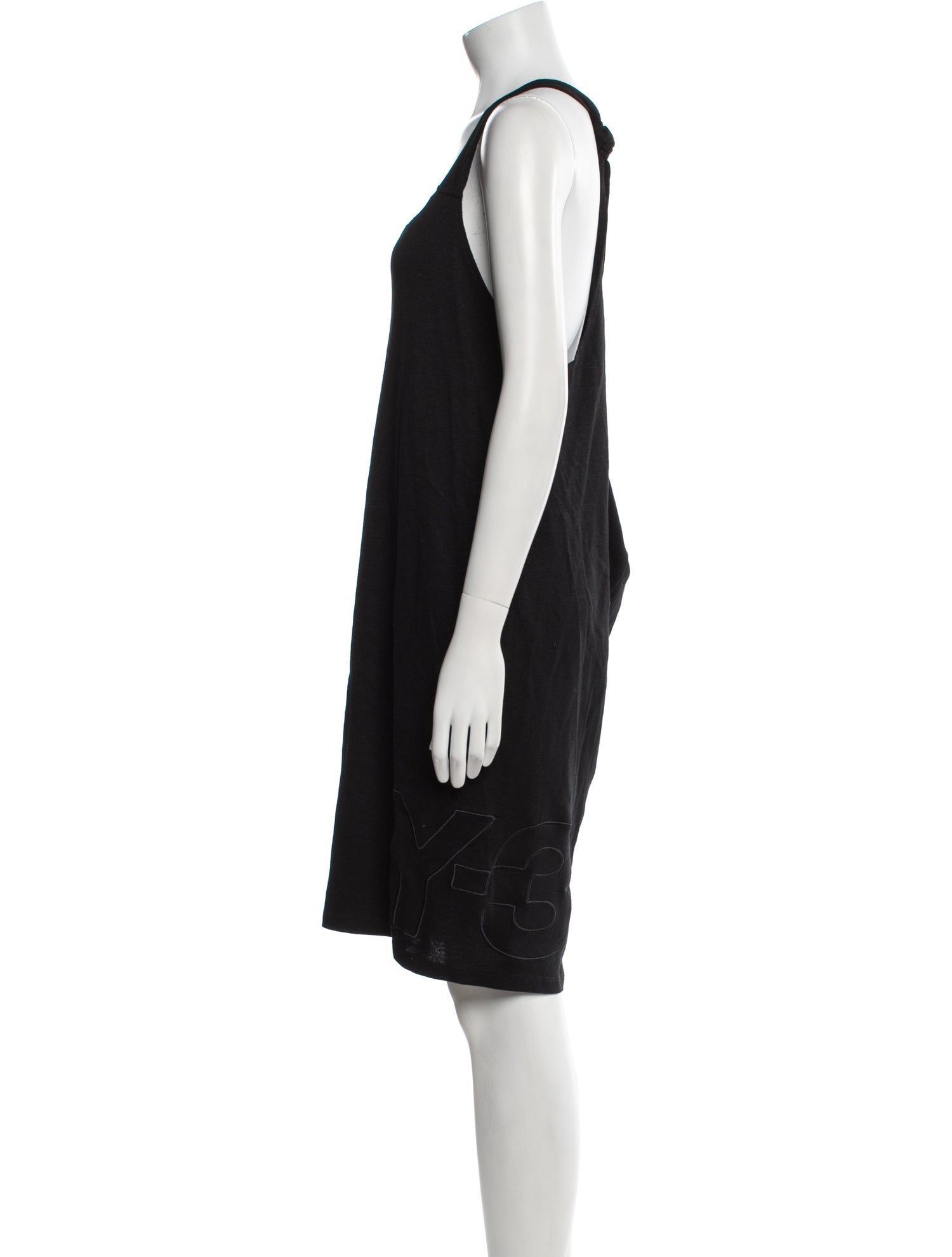 Y-3 Linen Knee-Length Dress