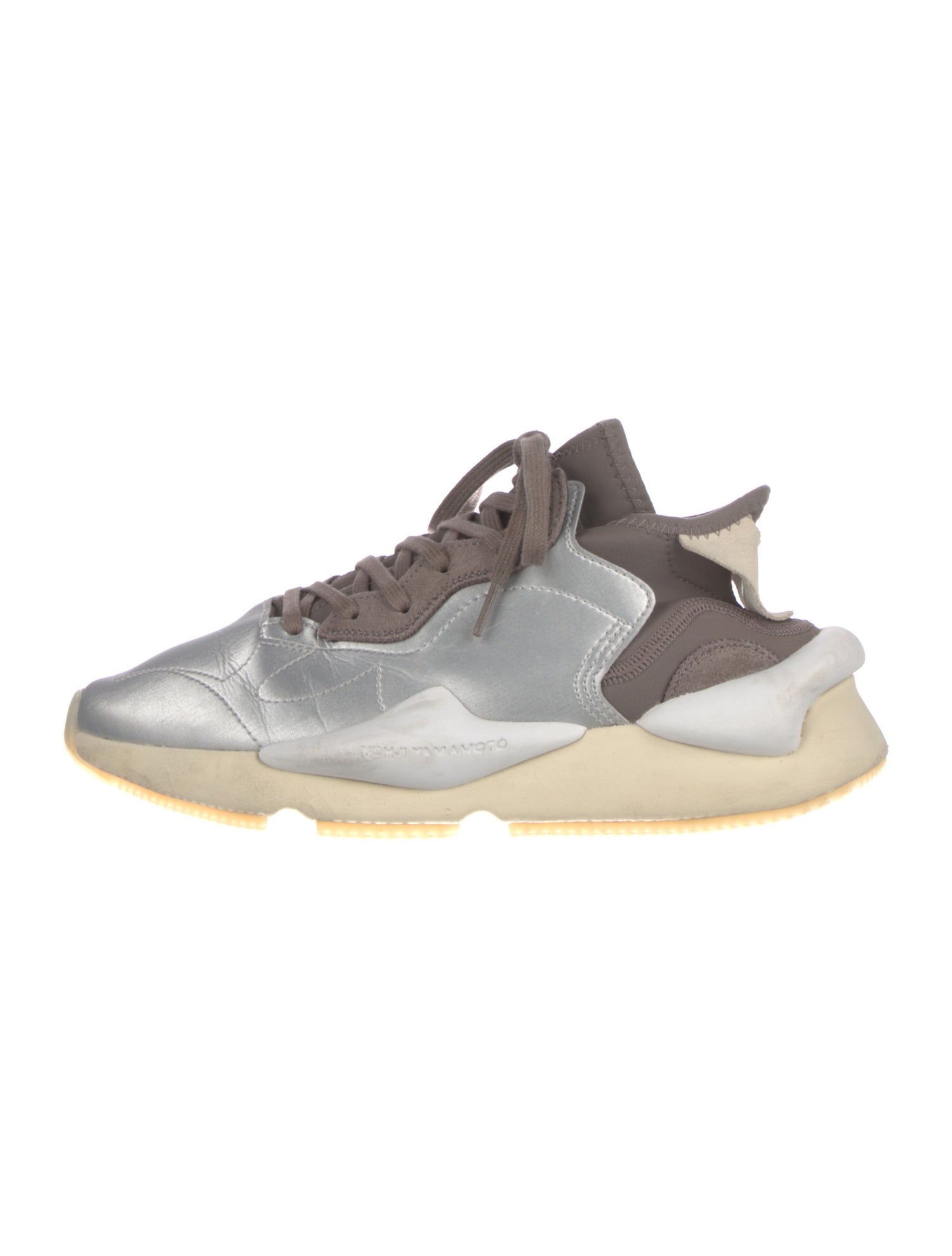 Y-3 x Adidas Leather Athletic Sneakers