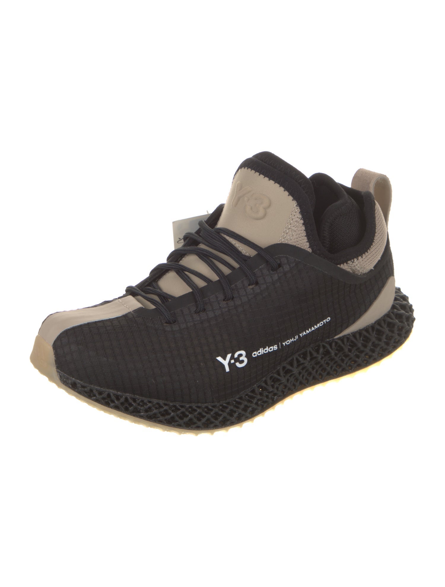 Y-3 x Adidas Neoprene Colorblock Pattern Athletic Sneakers w/ Tags