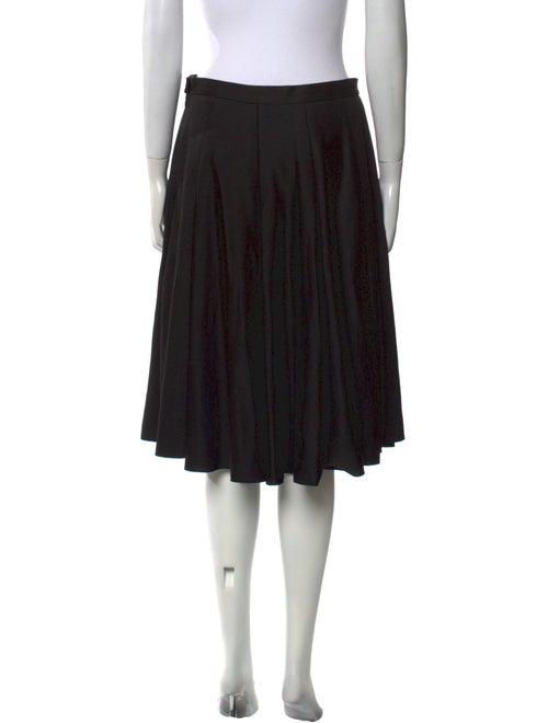 Y-3 Raw-Edge Trim Knee-Length Skirt