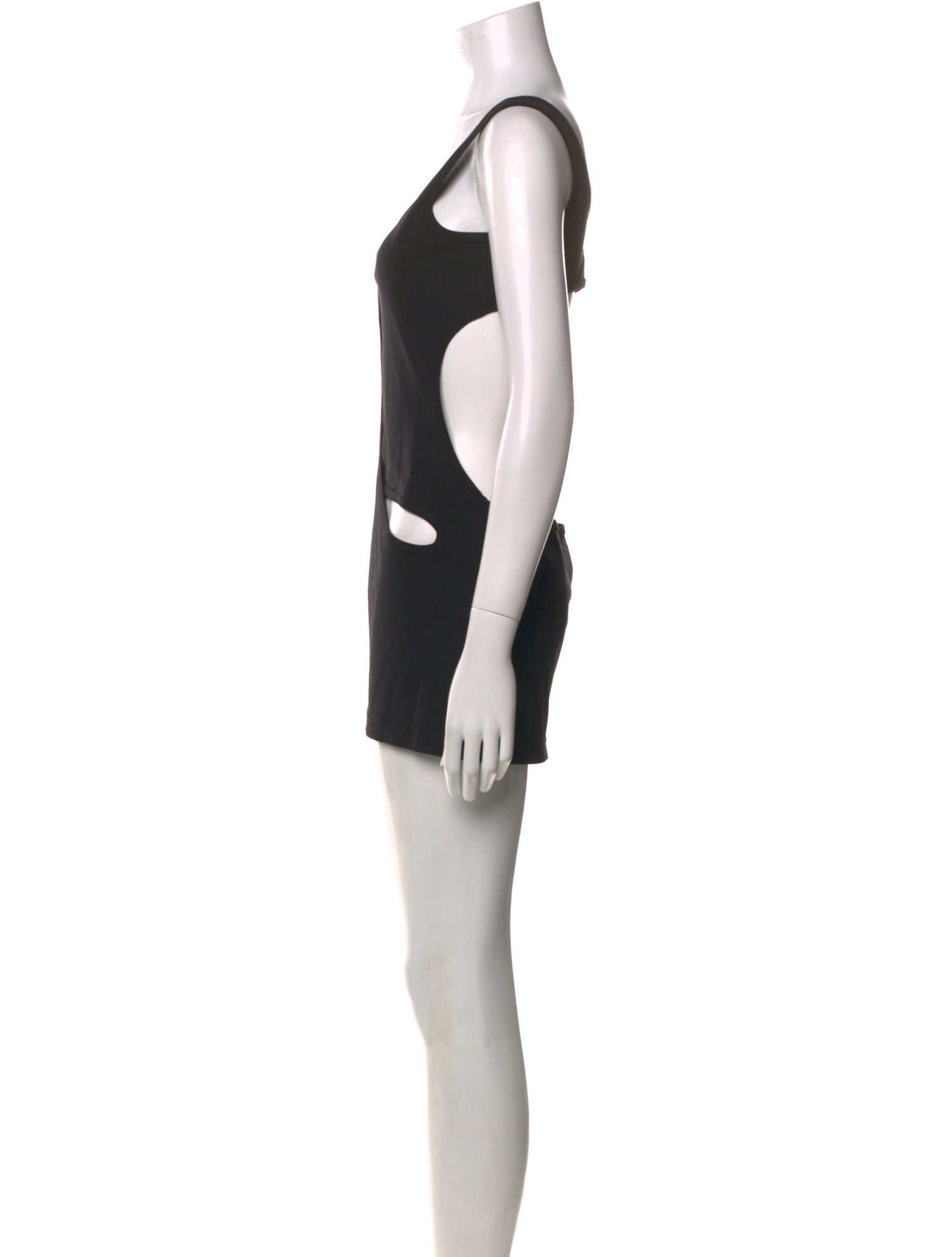Y-3 Square Neckline Mini Dress