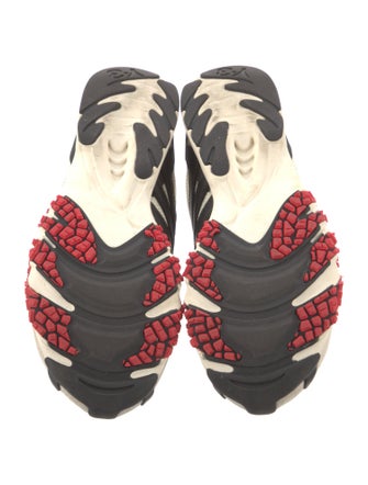 Y-3 Leather Printed Athletic Sneakers