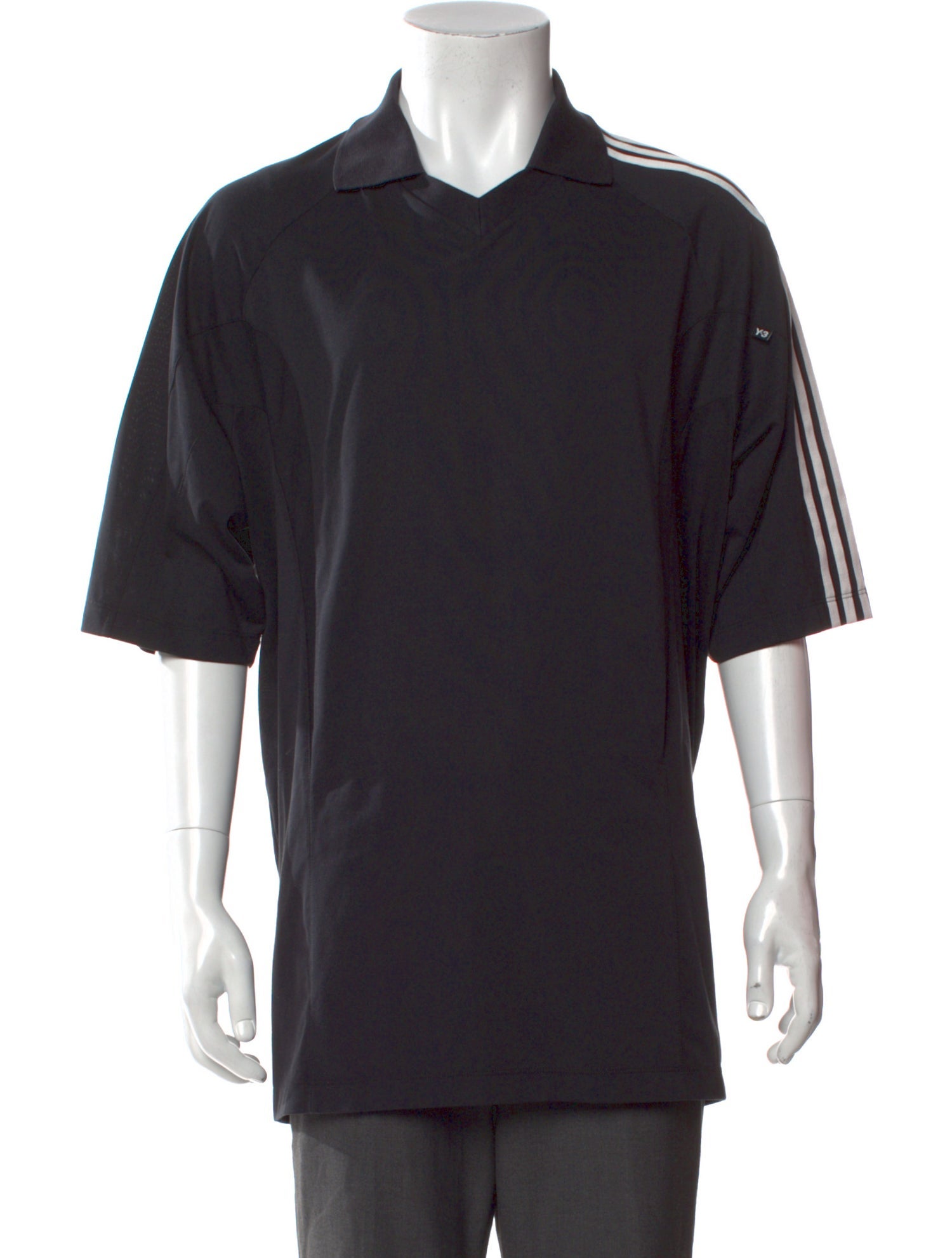 Y-3 Collar Short Sleeve Polo Shirt