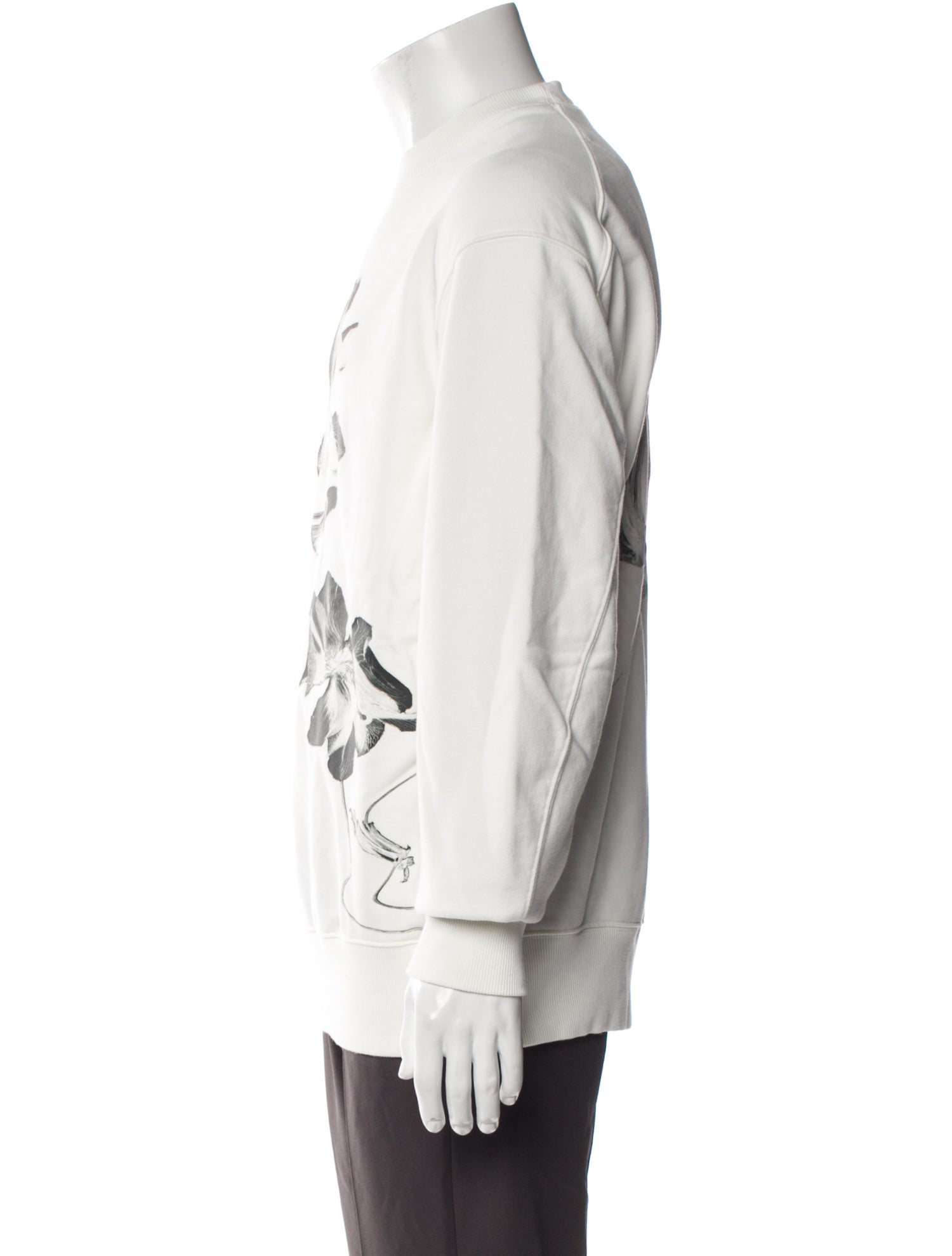 Y-3 Graphic Print Crew Neck Sweatshirt