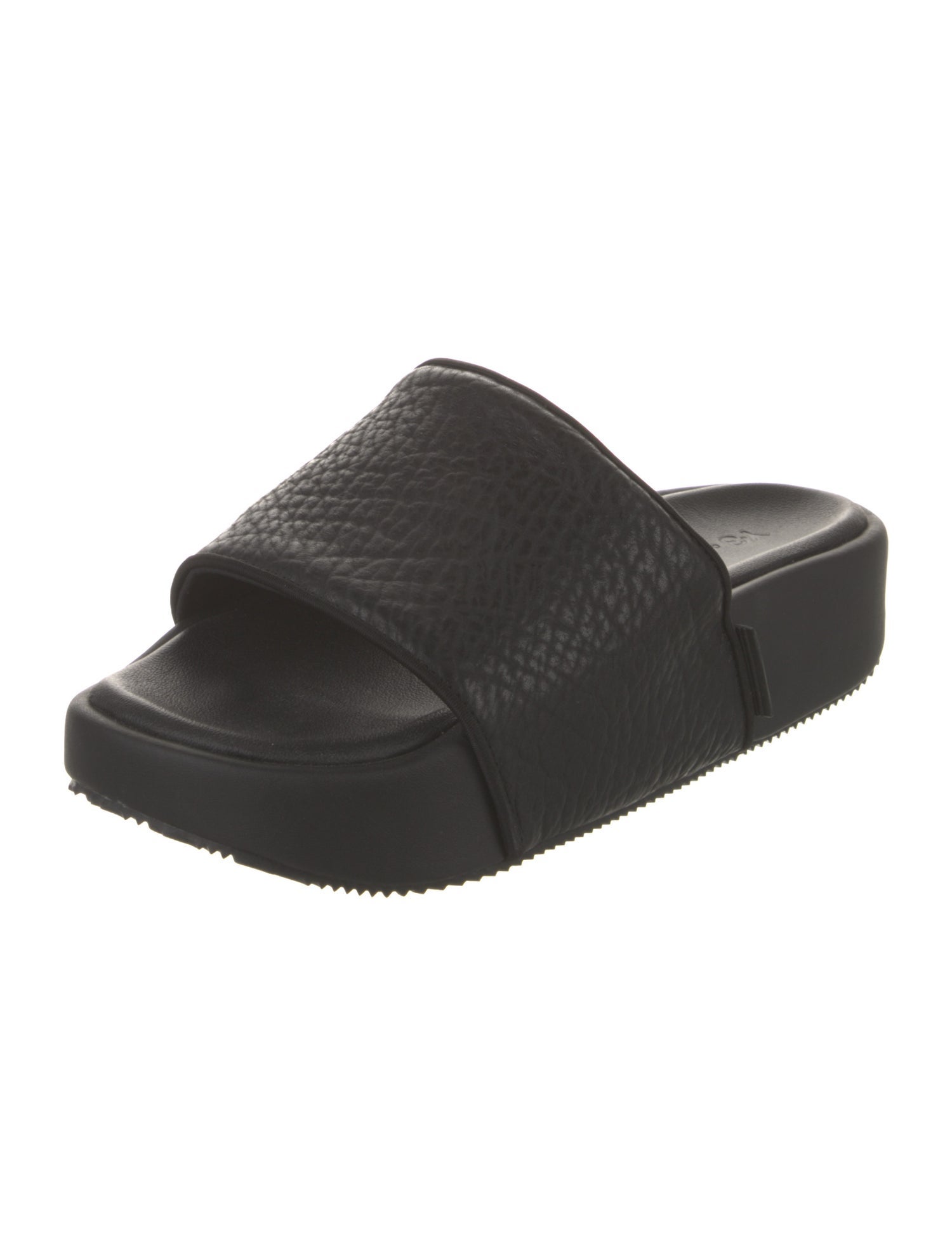 Y-3 Leather Slides