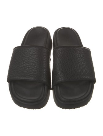Y-3 Leather Slides