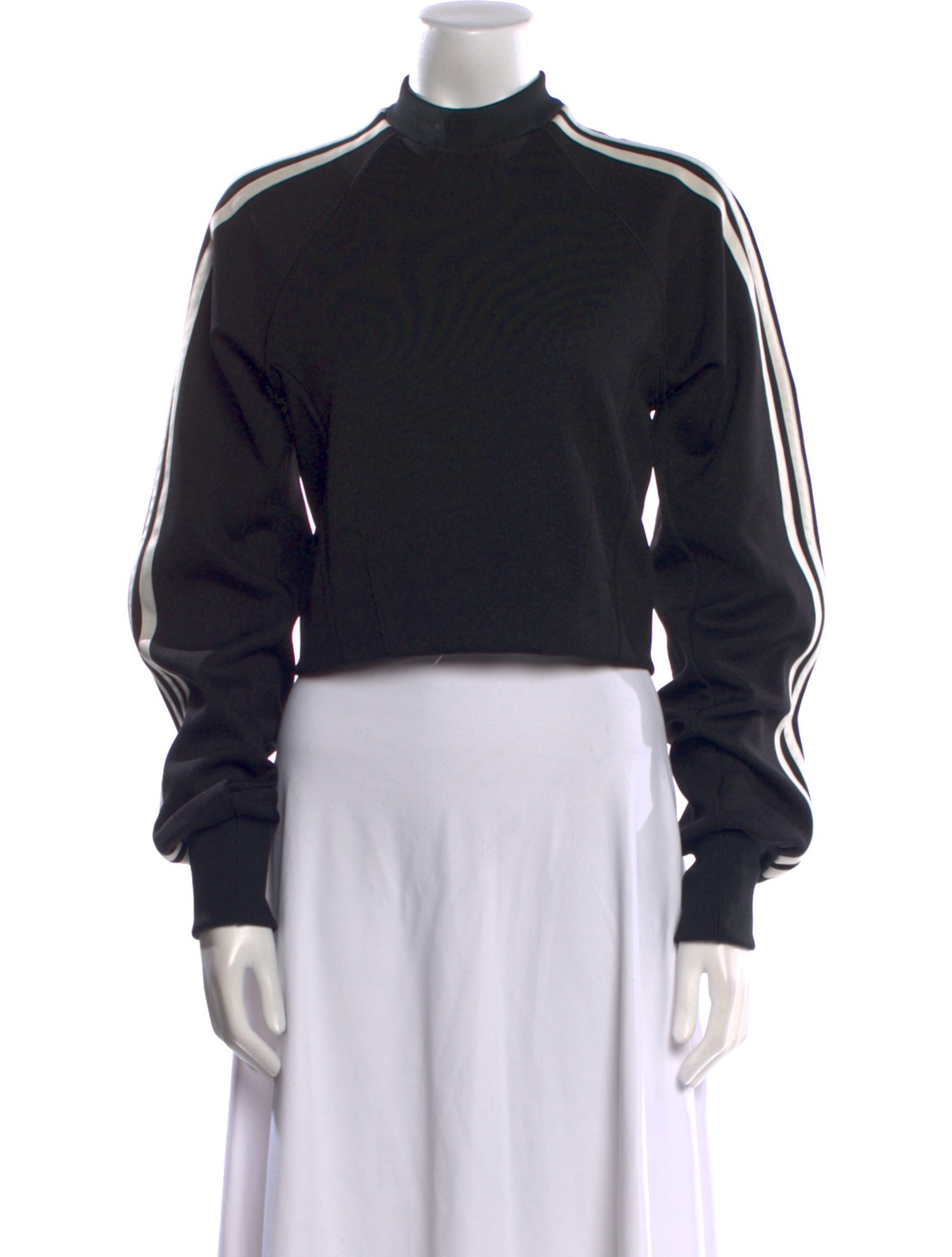 Y-3 Mock Neck Long Sleeve Sweatshirt