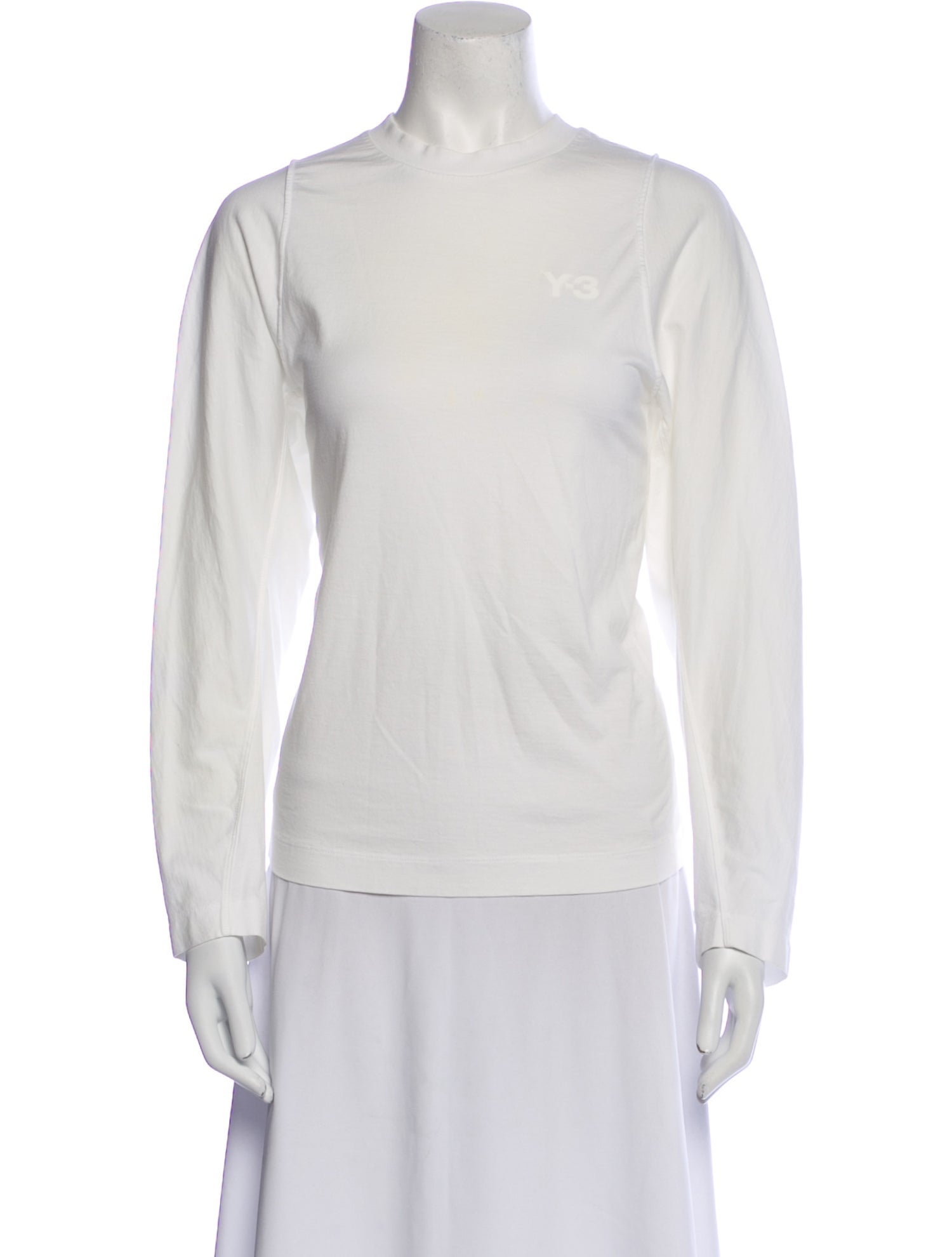 Y-3 Bateau Neckline Long Sleeve T-Shirt