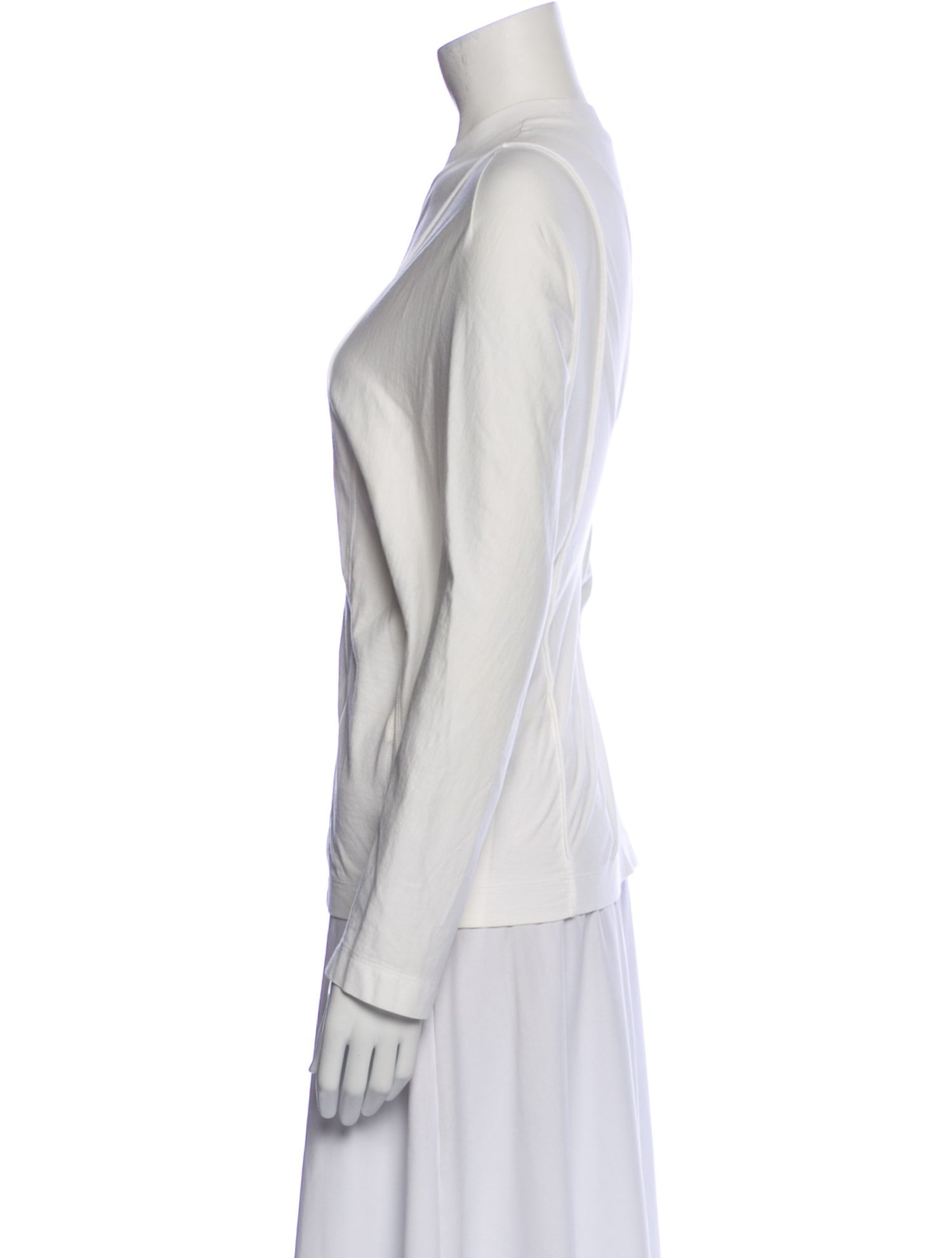 Y-3 Bateau Neckline Long Sleeve T-Shirt