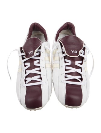 Y-3 x Adidas Leather Sneakers
