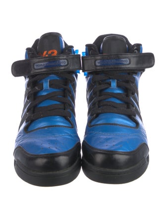 Y-3 x Adidas Leather Striped Sneakers