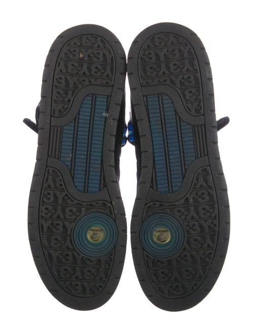 Y-3 x Adidas Leather Striped Sneakers