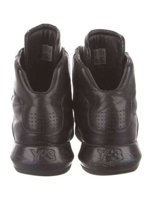 Y-3 Leather Printed Sneakers