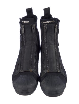 Y-3 Nylon Wedge Sneakers