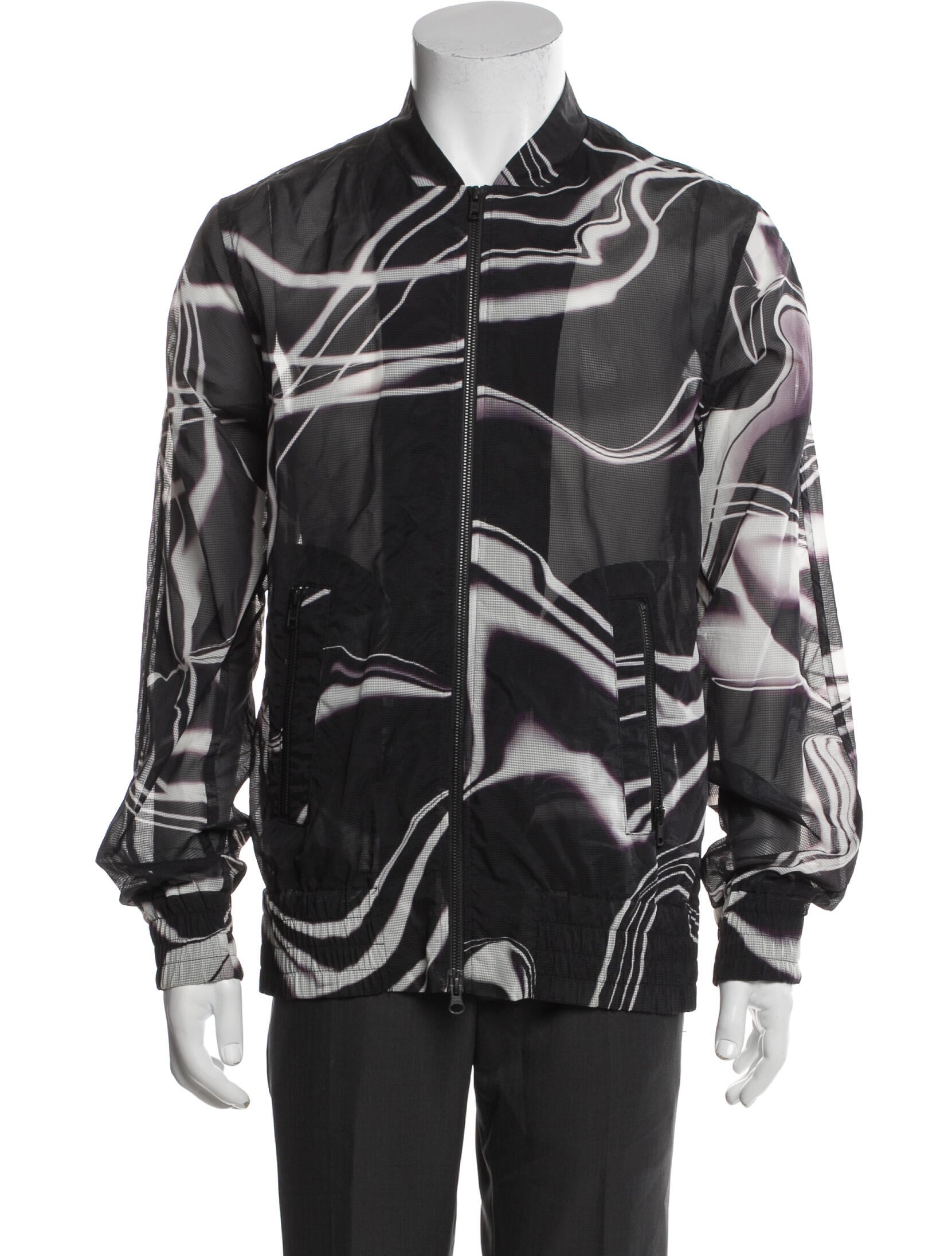 Y-3 Printed Moto Jacket