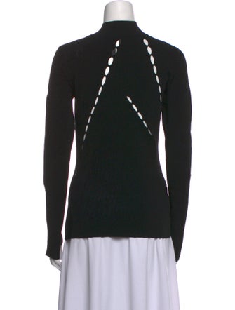 Y-3 Mock Neck Long Sleeve Top