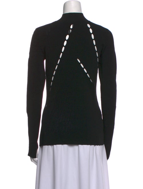 Y-3 Mock Neck Long Sleeve Top