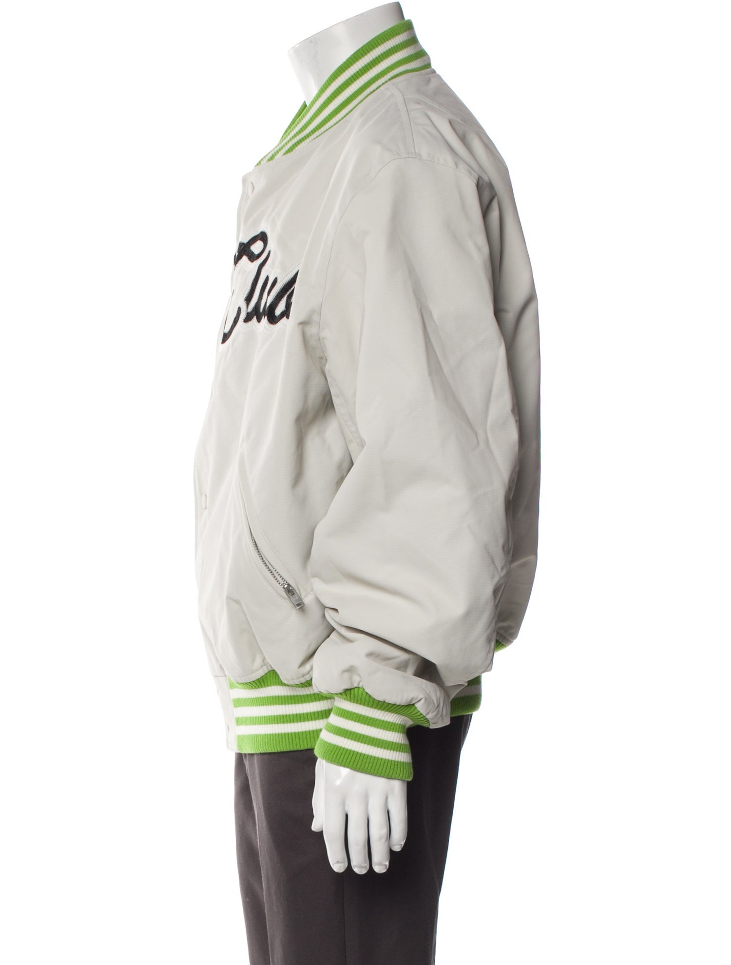 Y-3 Graphic Print Varsity Jacket