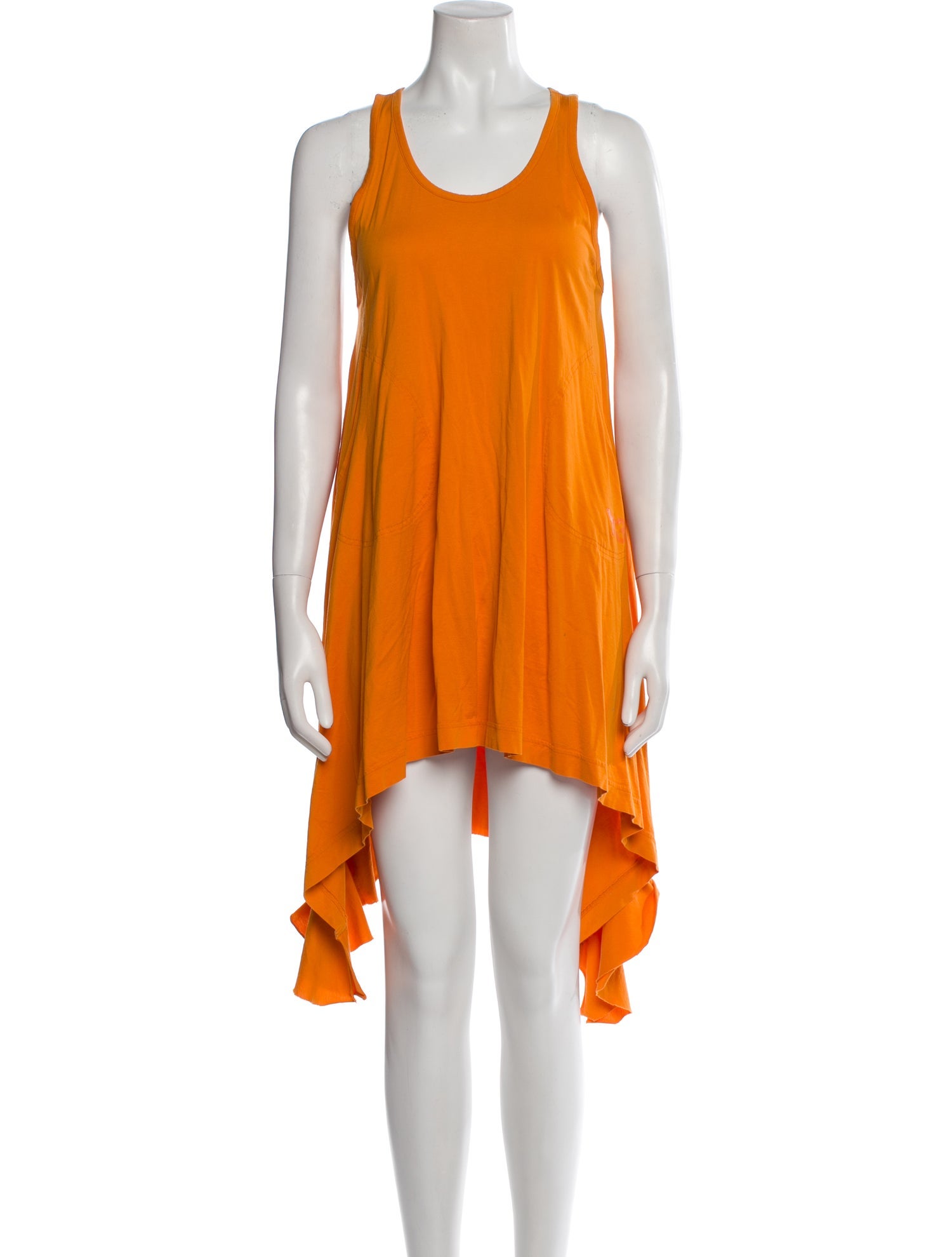 Y-3 x Adidas Scoop Neck Knee-Length Dress