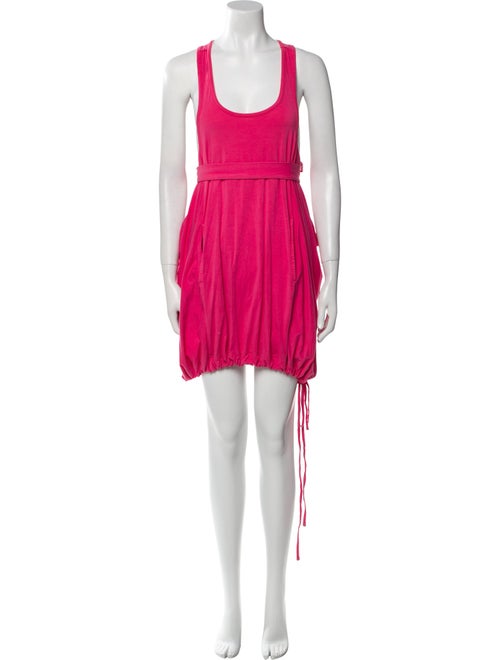 Y-3 Scoop Neck Mini Dress