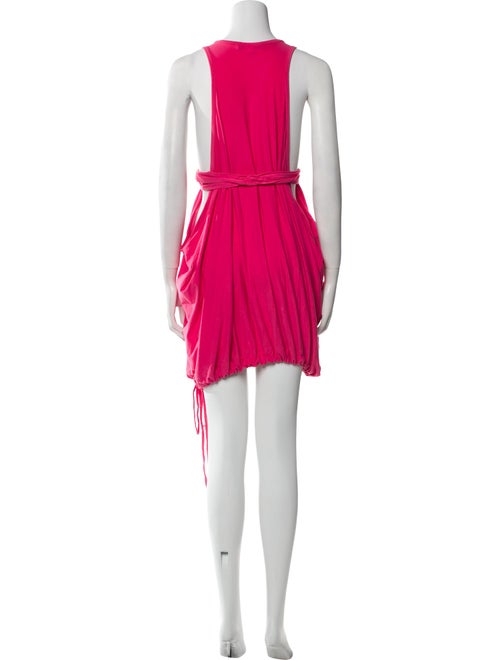 Y-3 Scoop Neck Mini Dress