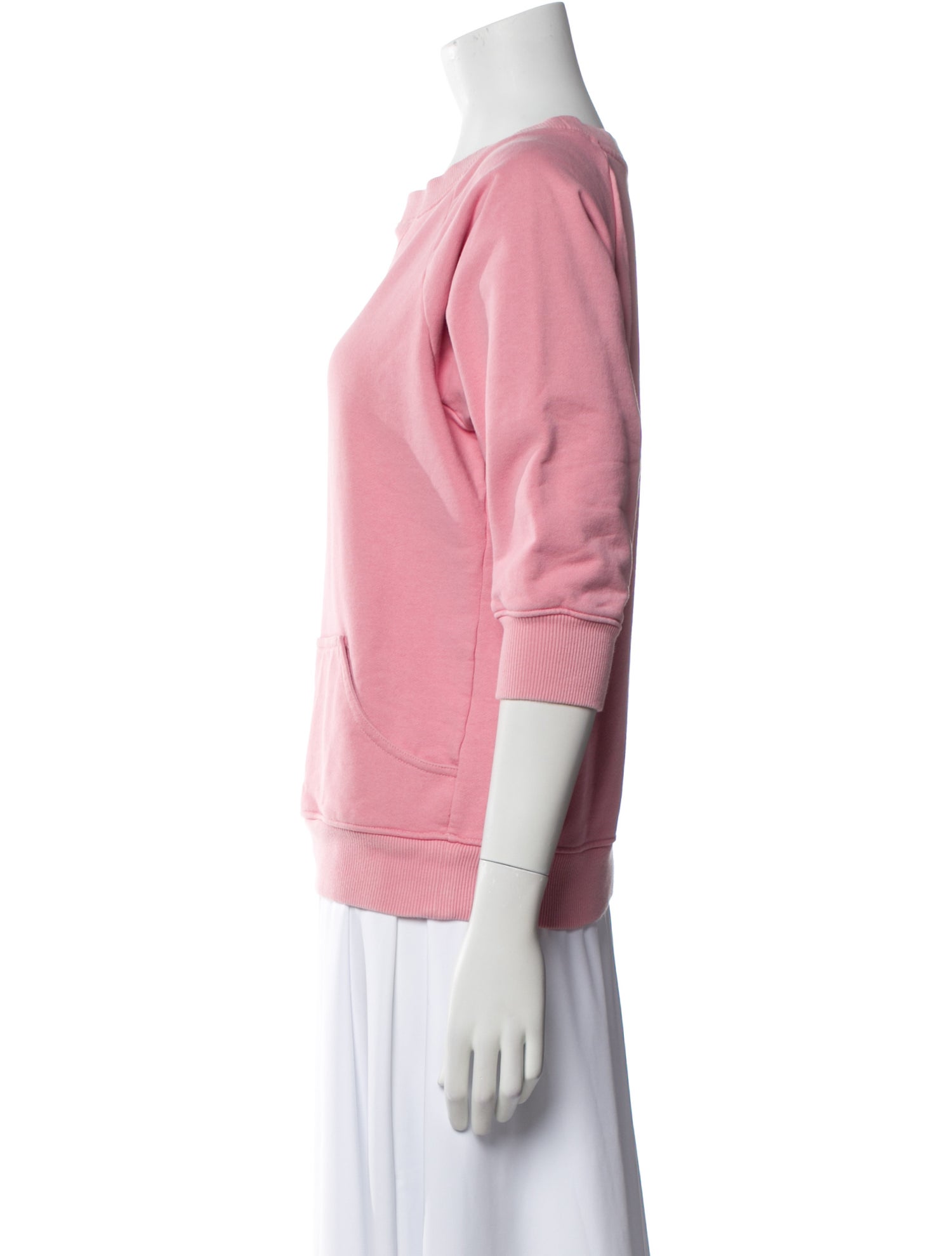 Y-3 Bateau Neckline Three-Quarter Sleeve Sweatshirt