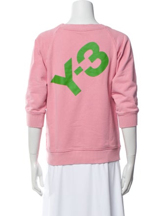 Y-3 Bateau Neckline Three-Quarter Sleeve Sweatshirt