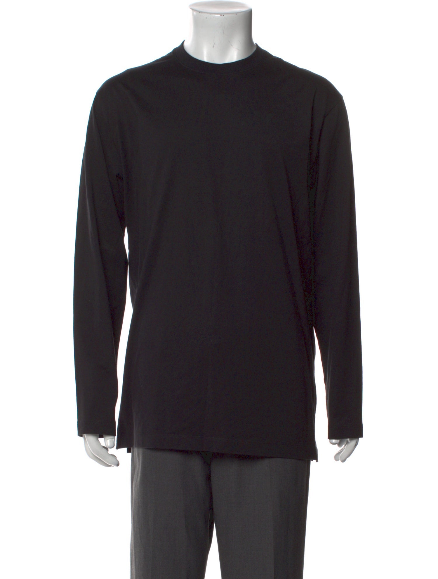 Y-3 Crew Neck Long Sleeve T-Shirt