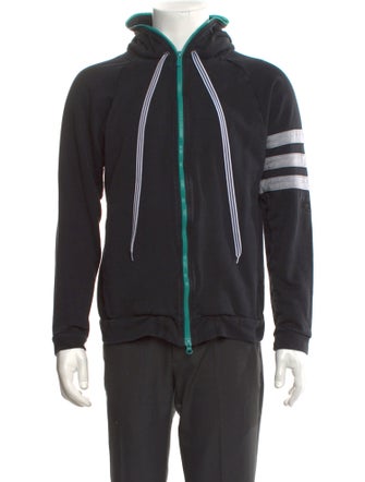 Y-3 Full zip Striped Hoodie