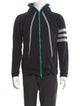 Y-3 Full zip Striped Hoodie