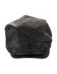 Y-3 Leather Newsboy Hat