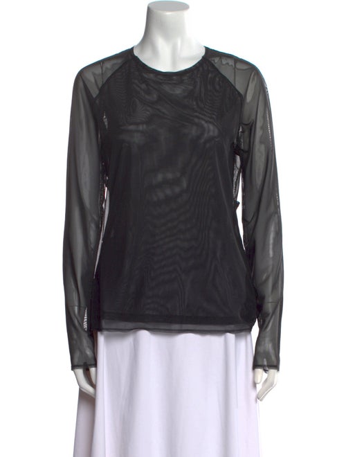 Y-3 Crew Neck Long Sleeve Blouse
