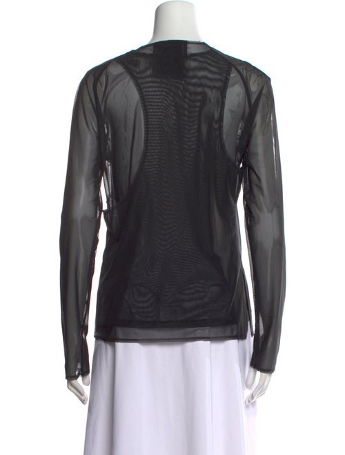 Y-3 Crew Neck Long Sleeve Blouse