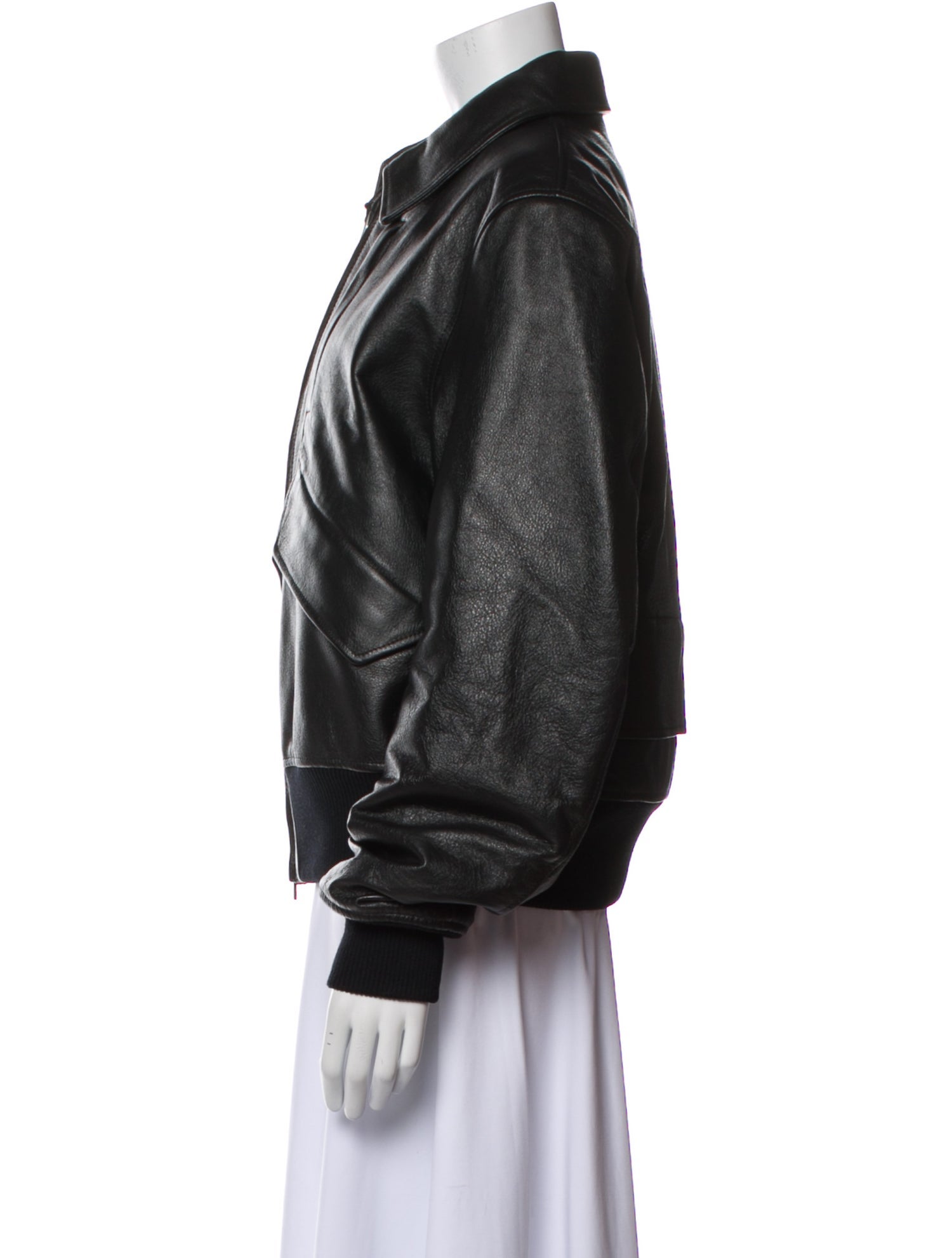 Y-3 Leather Bomber Jacket w/ Tags