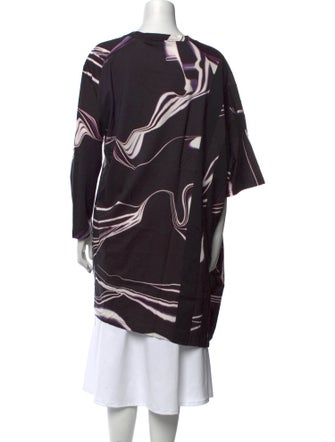 adidas x Yohji Yamamoto Printed Cowl Neck Tunic
