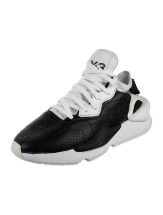 Y-3 Nylon Colorblock Pattern Athletic Sneakers