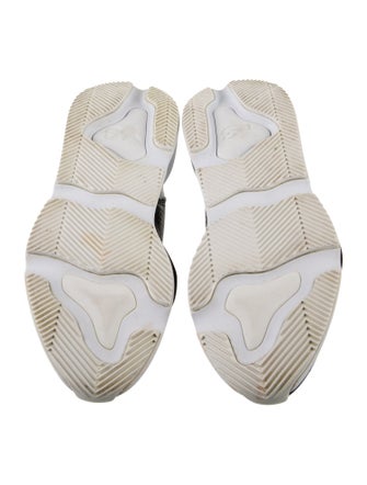 Y-3 Nylon Colorblock Pattern Athletic Sneakers