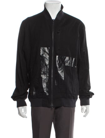 Y-3 Graphic Print Bomber Jacket