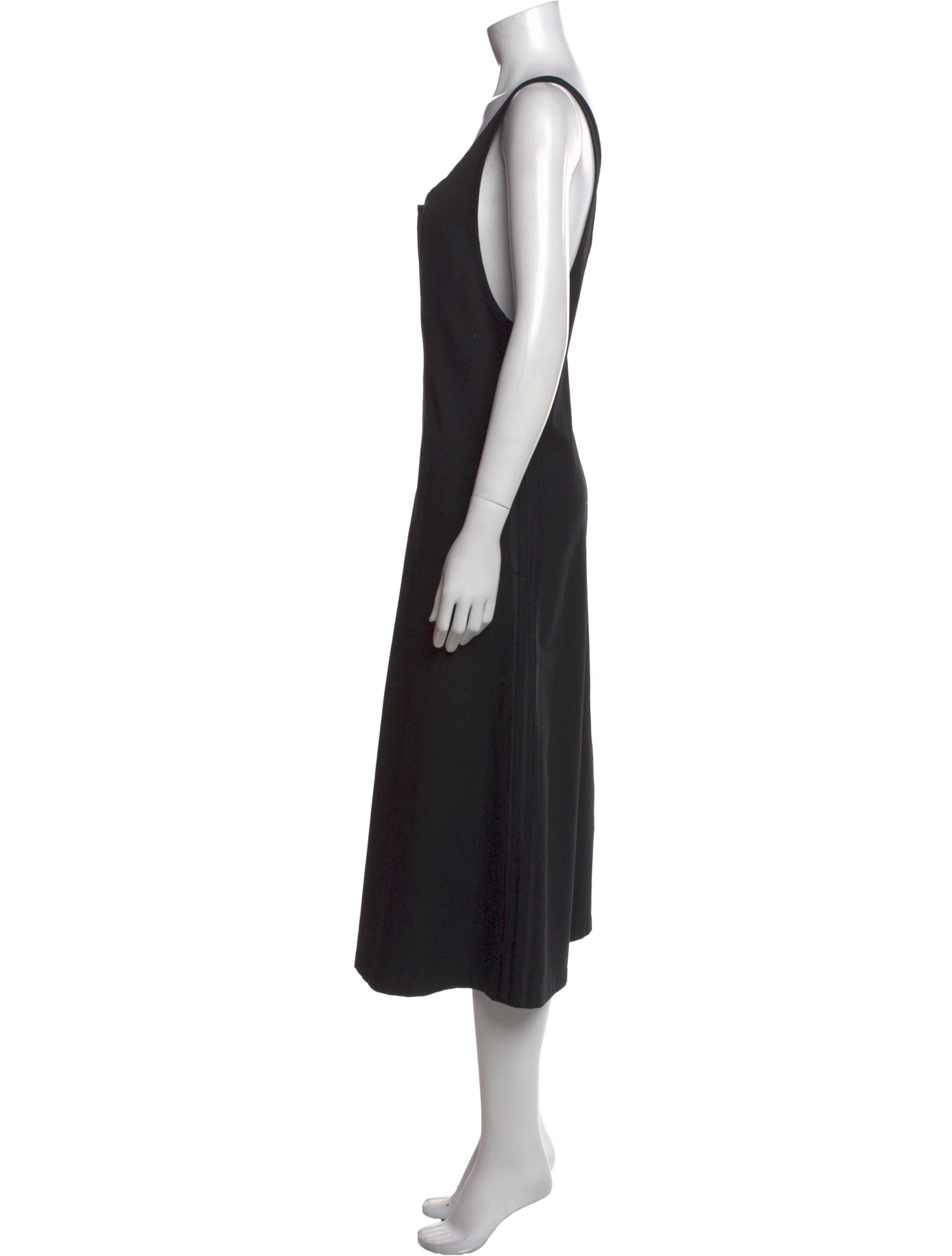 Y-3 Scoop Neck Long Dress