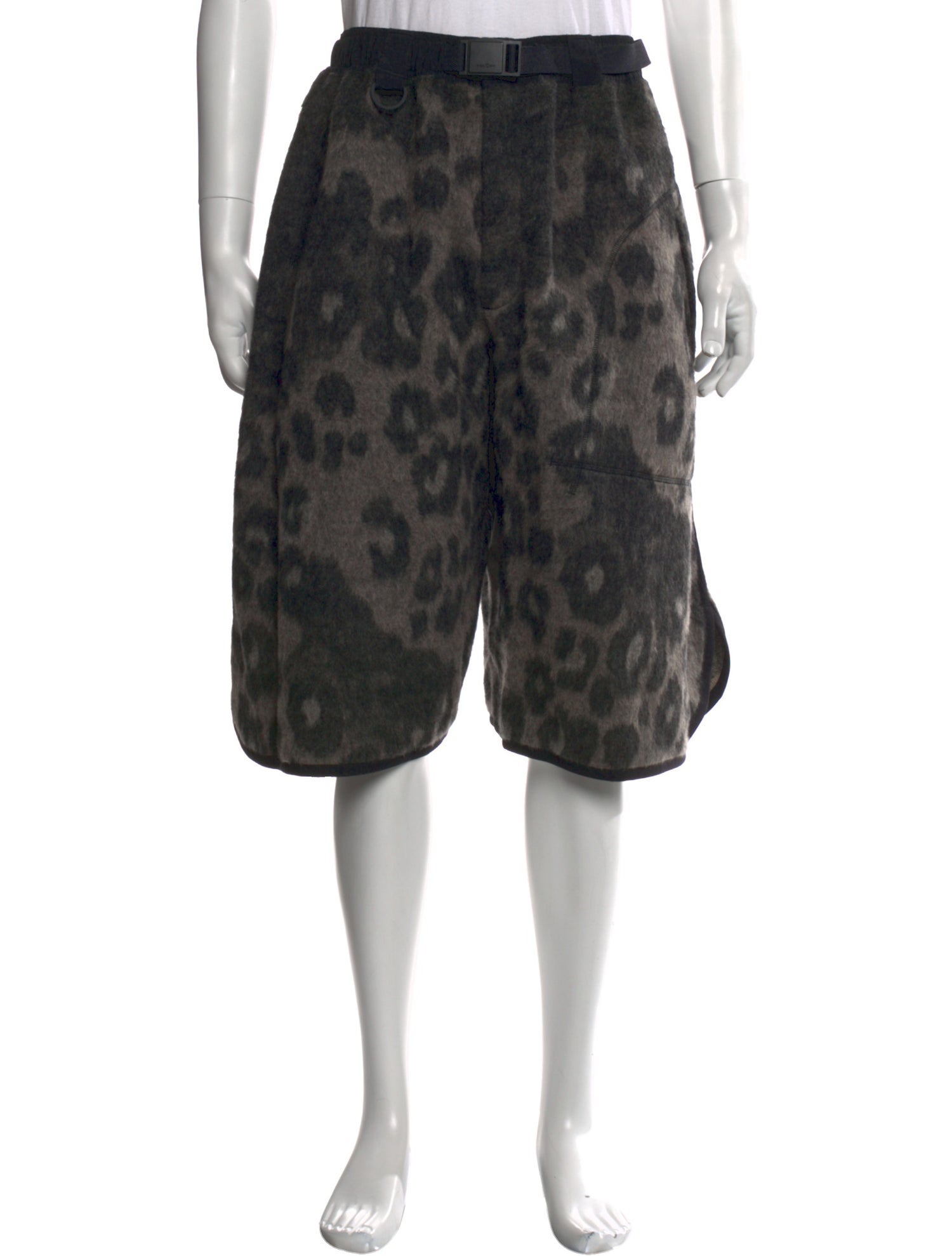 Y-3 Animal Print Jogger Shorts