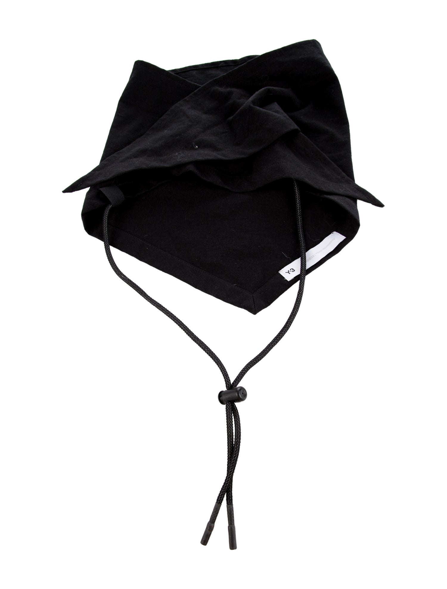 Y-3 Logo Drawstring Bandana